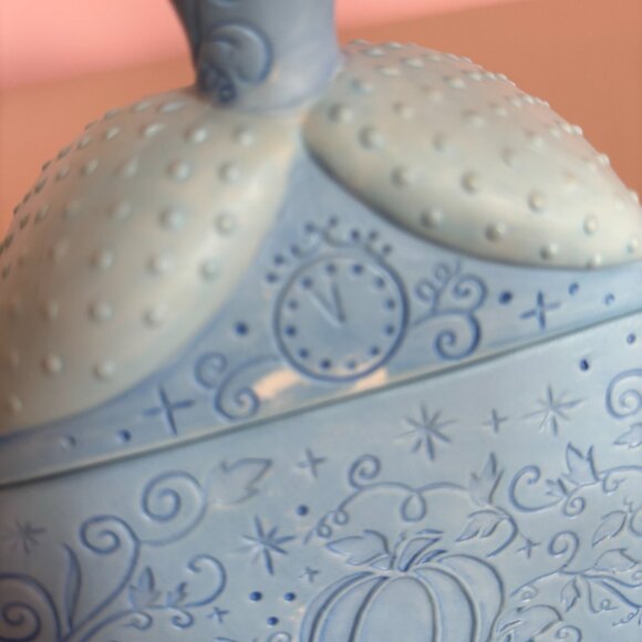 Disney Princess Ceramic Treasure Box Jewelry Box Cinderella Hallmark - Picture 5 of 9